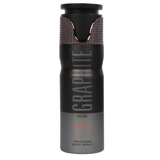 Spray corporal perfumado Graphite Noir de Riiffs, 200 ml