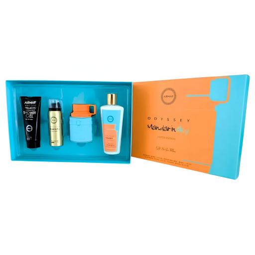 Odyssey Mandarin Sky – Set 4 Piezas 100ml – Armaf
