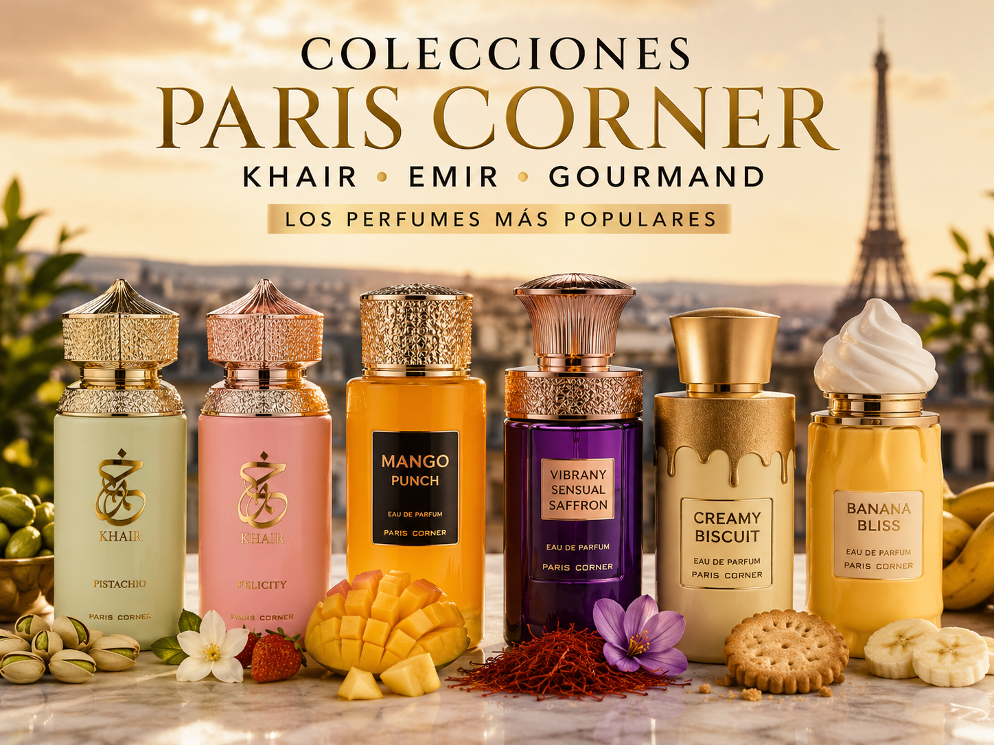 Colección de perfumes París Corner