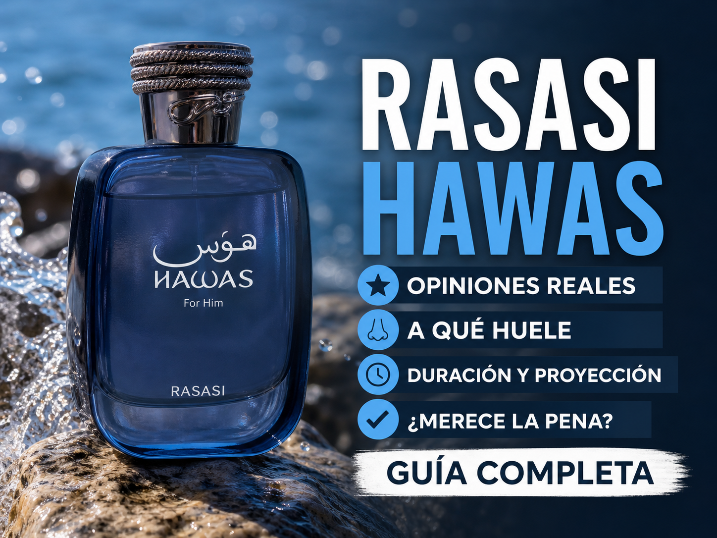 Perfume Rasasi Hawas para hombre original