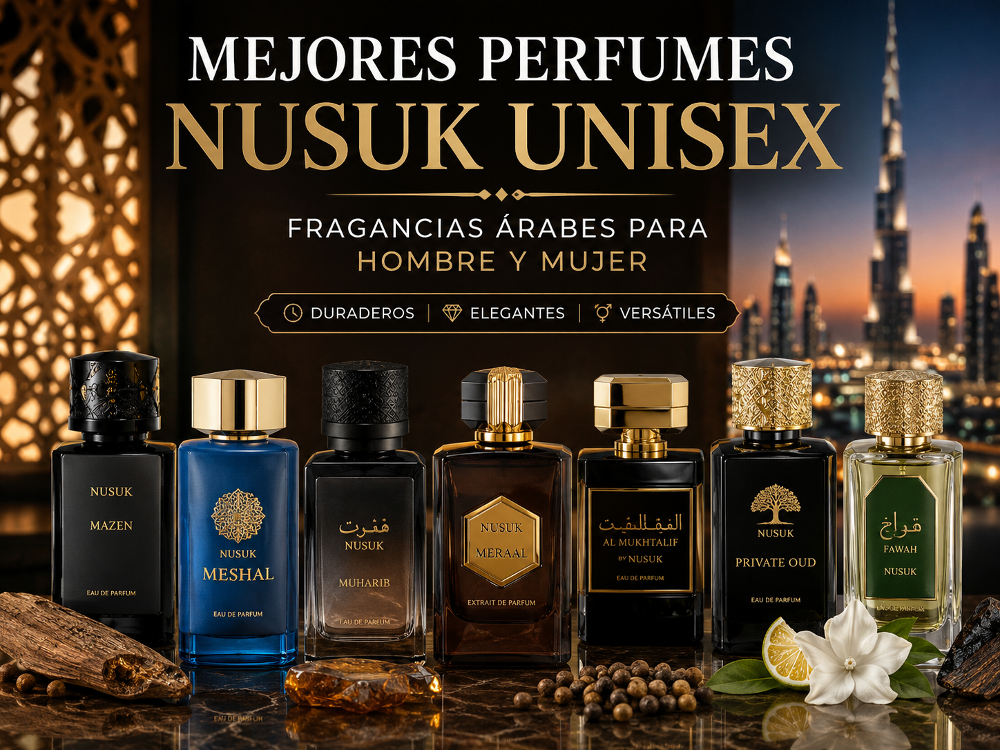 Fragancias de lujo Nusuk para todos