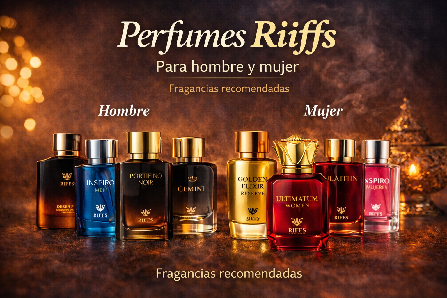 Fragancias Riiffs para hombre y mujer