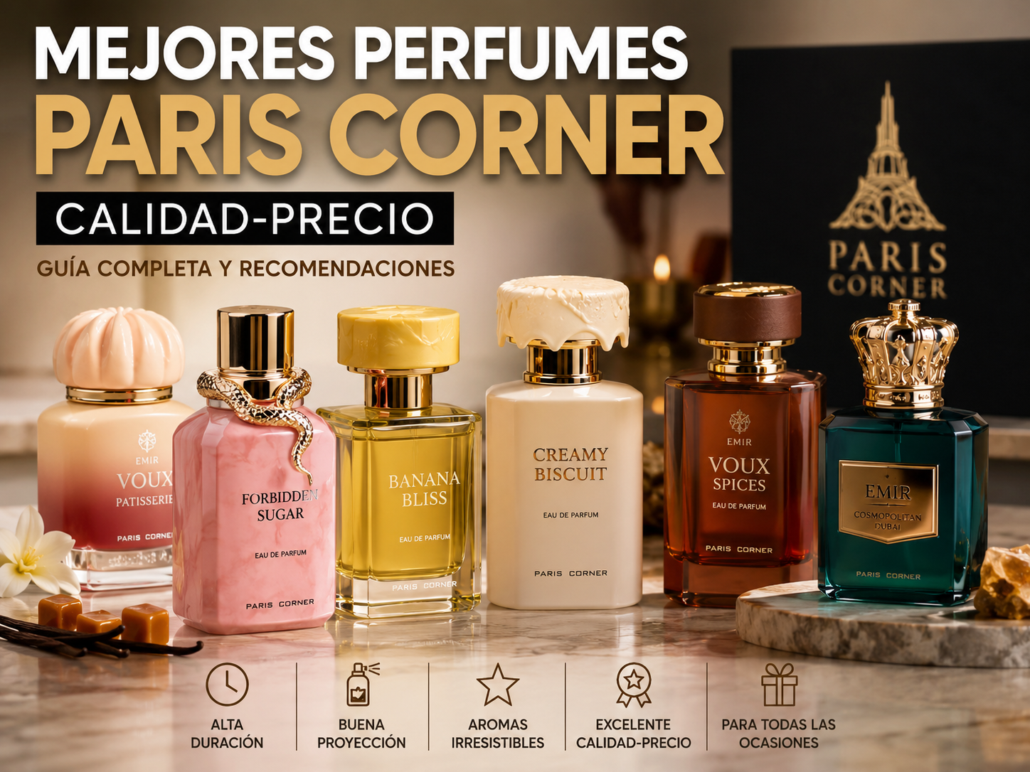 mejores perfumes Paris Corner calidad precio originales y duraderos