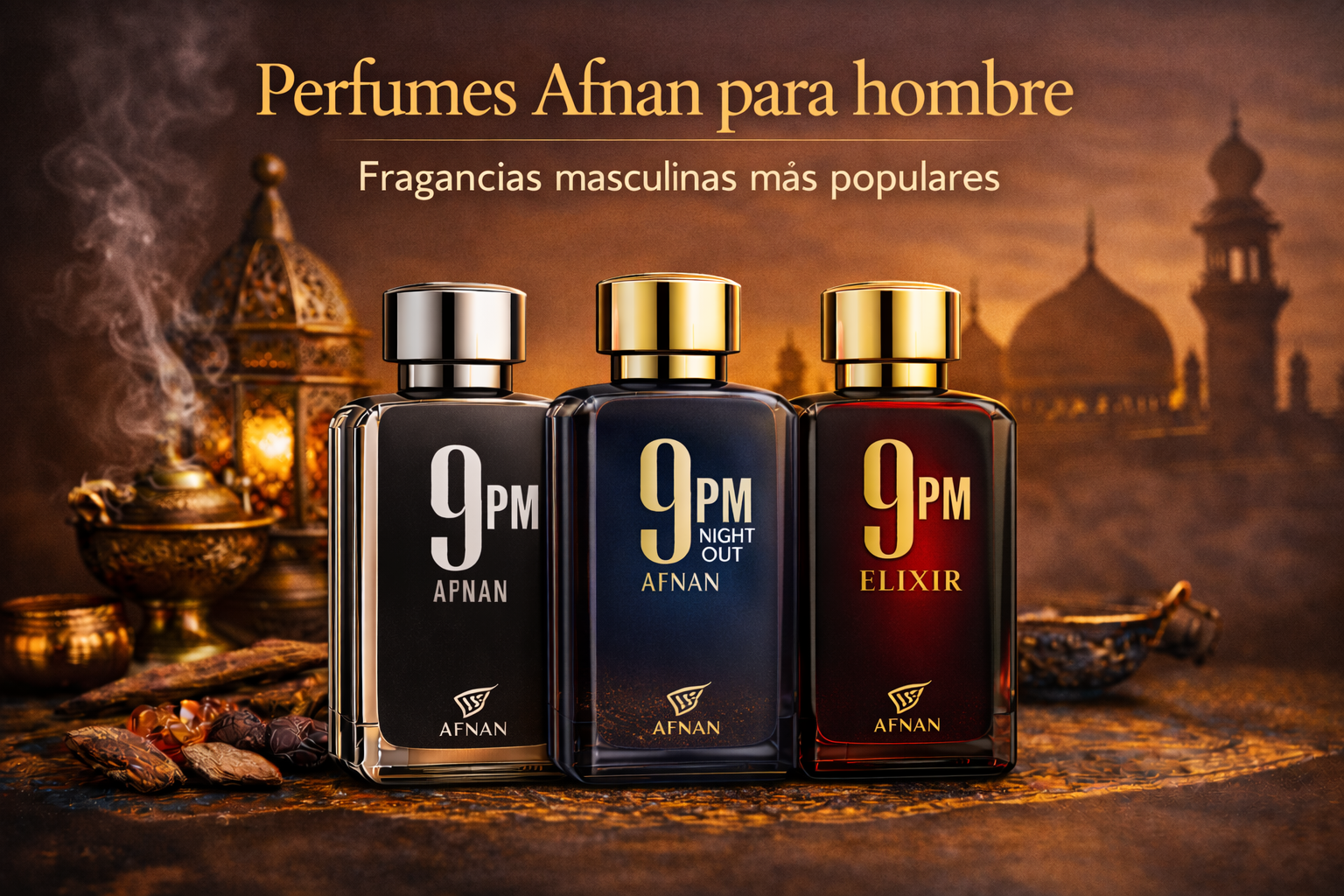 Perfumes Afnan en ambiente árabe