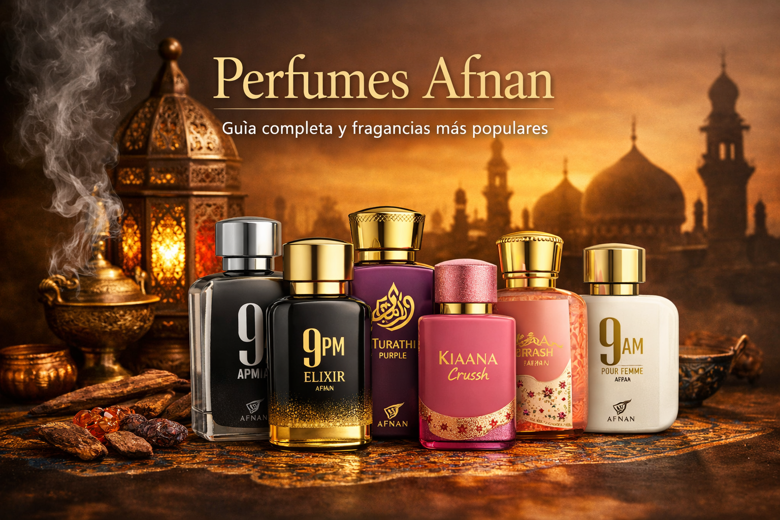 Perfumes Afnan y toque árabe