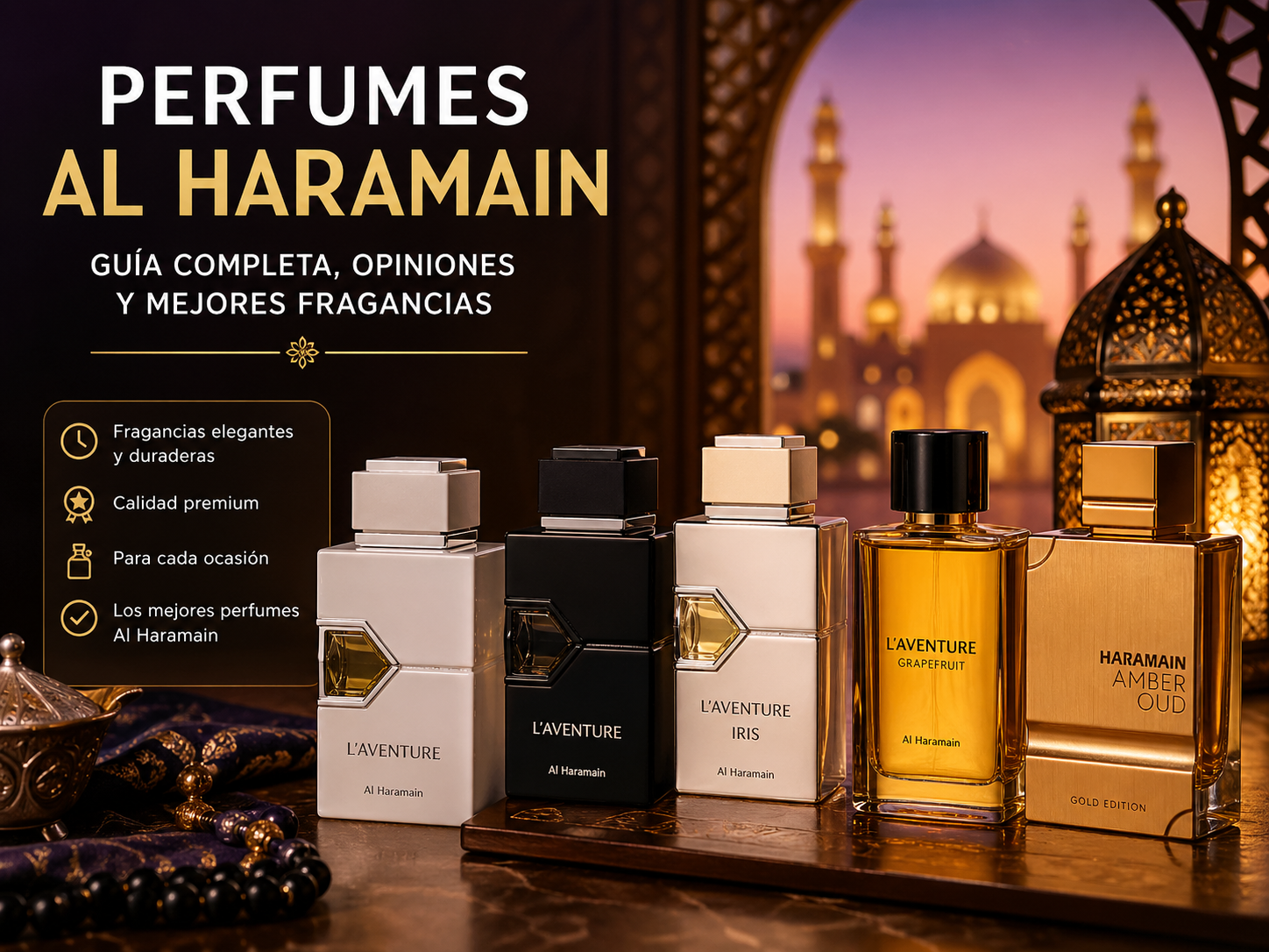 Perfumes Al Haramain lujo Oriental