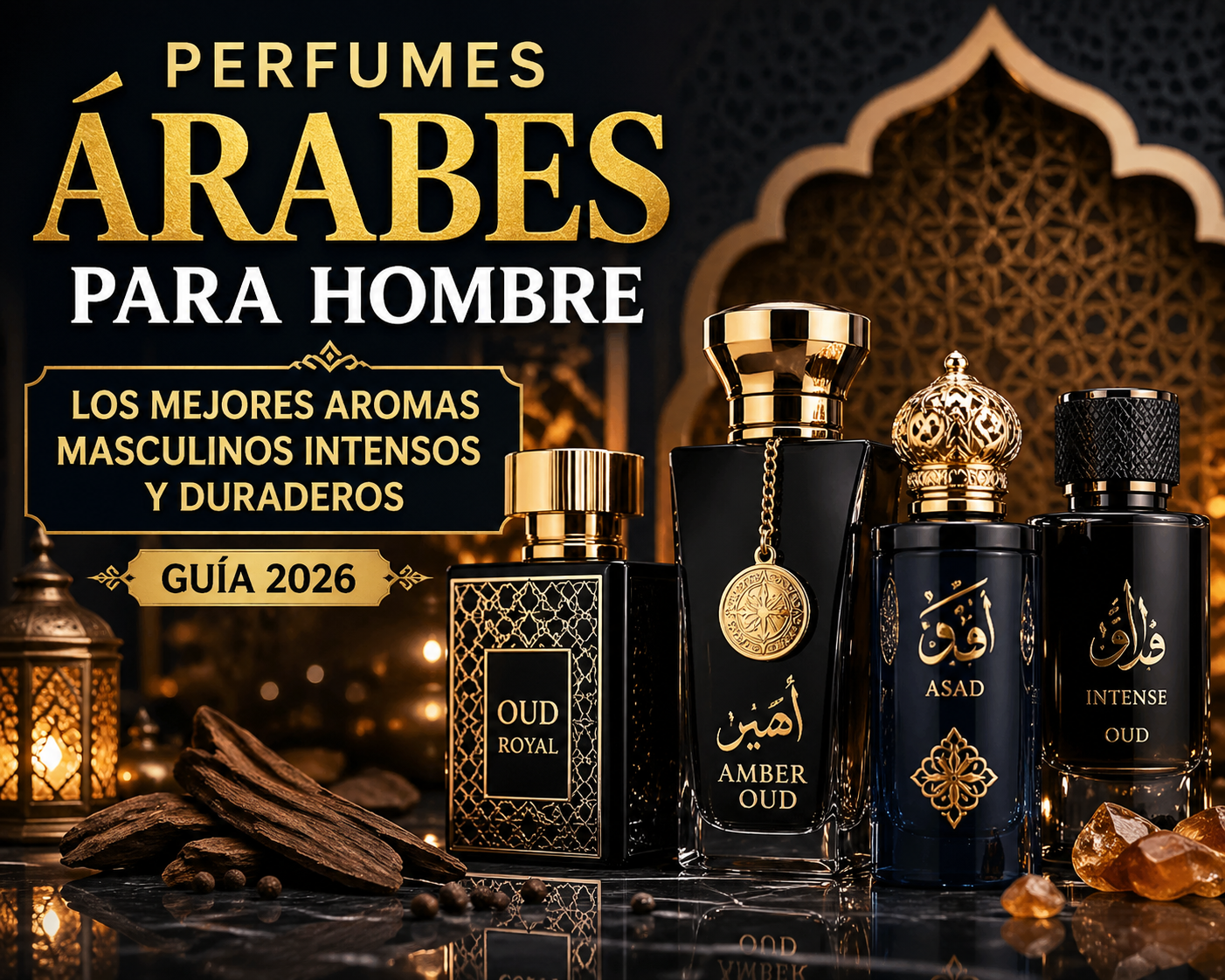 Perfumes árabes para hombre 2026