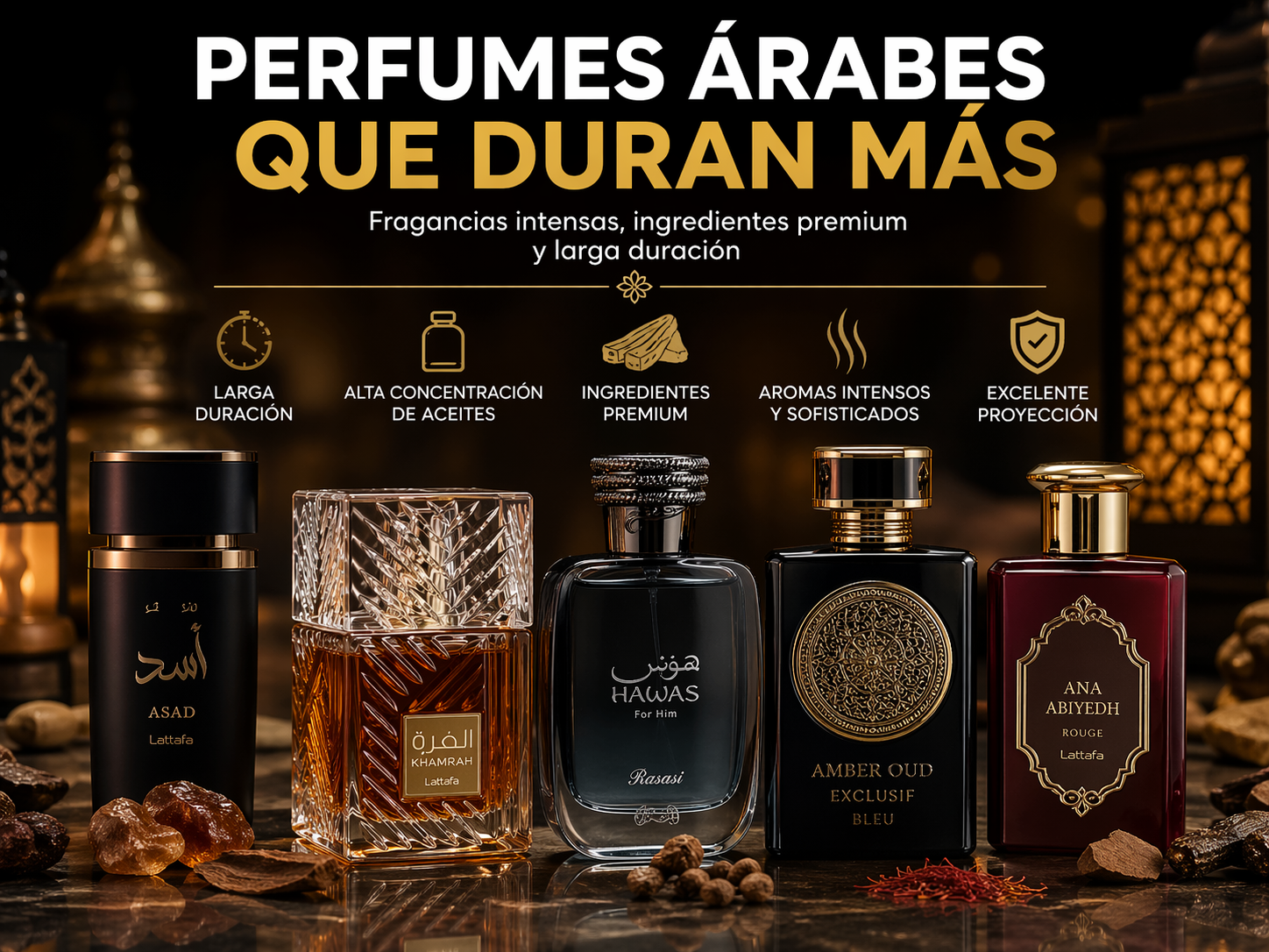 PERFUMES ARABES QUE DURAN MAS