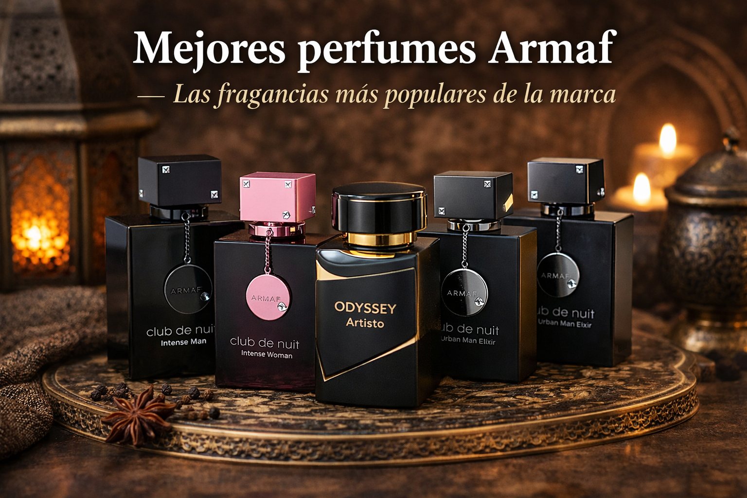 Perfumes Armaf y detalles elegantes