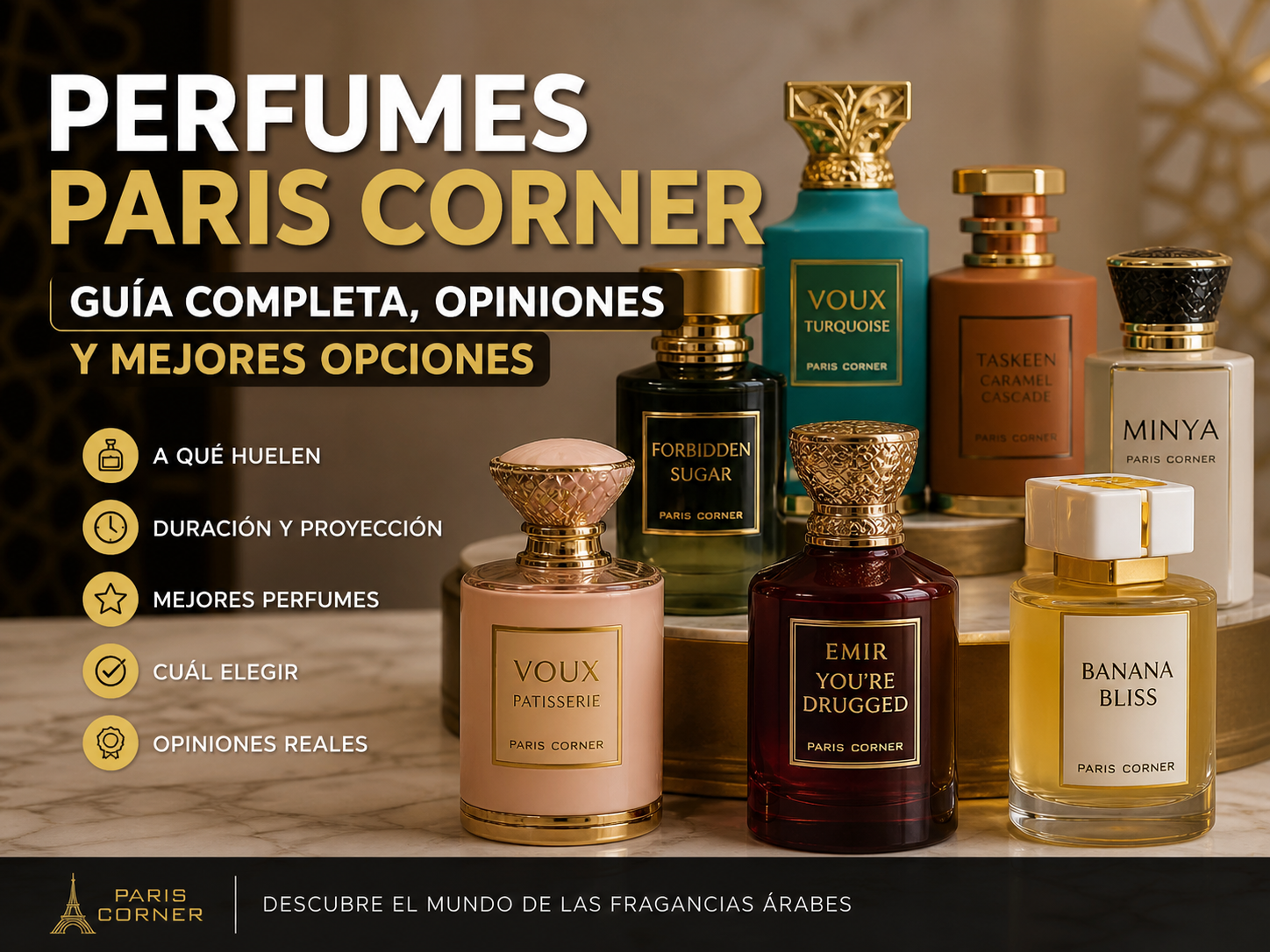 perfumes Paris Corner dulces gourmand y duraderos con gran calidad precio