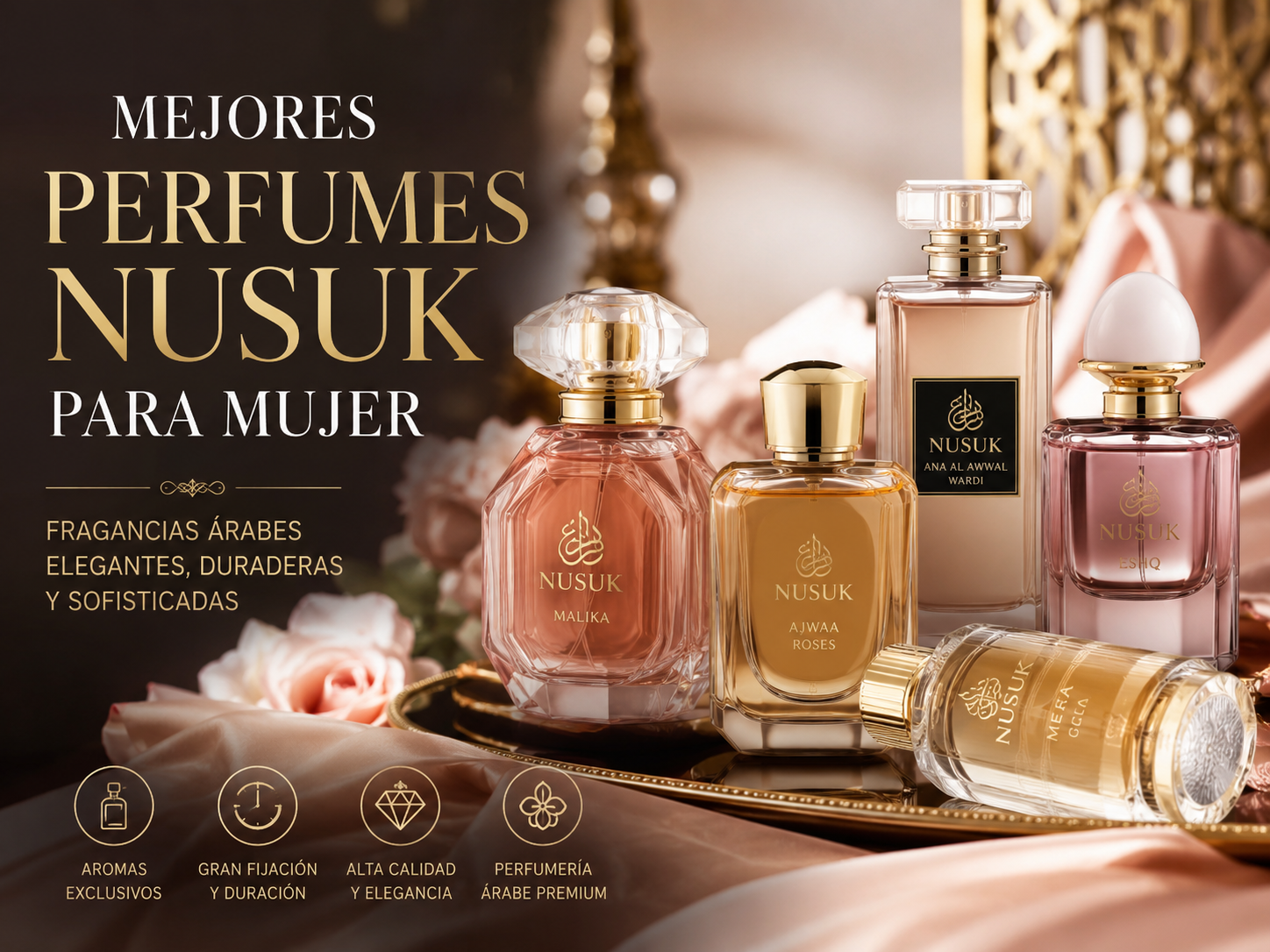 Perfumes de lujo Nusuk para mujer