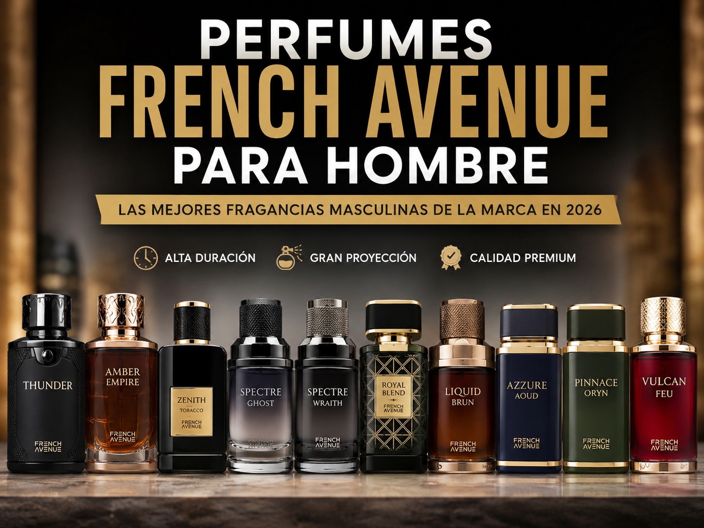Perfumes de lujo para hombre