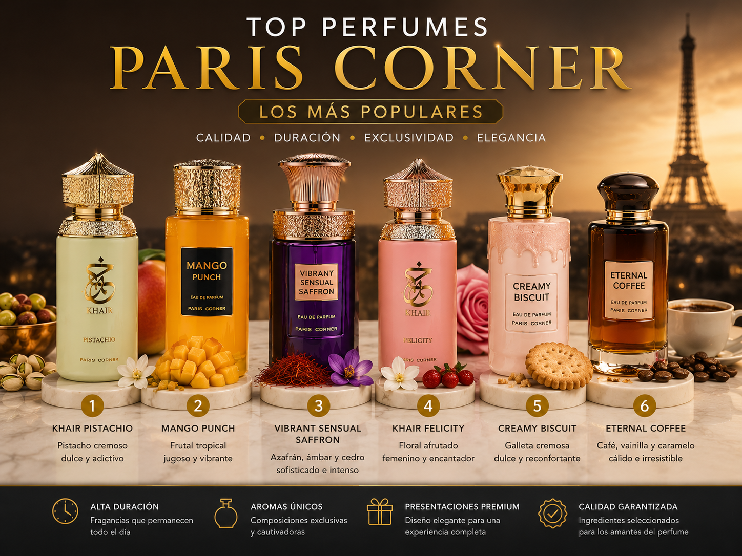 Perfumes exclusivos de París Corner