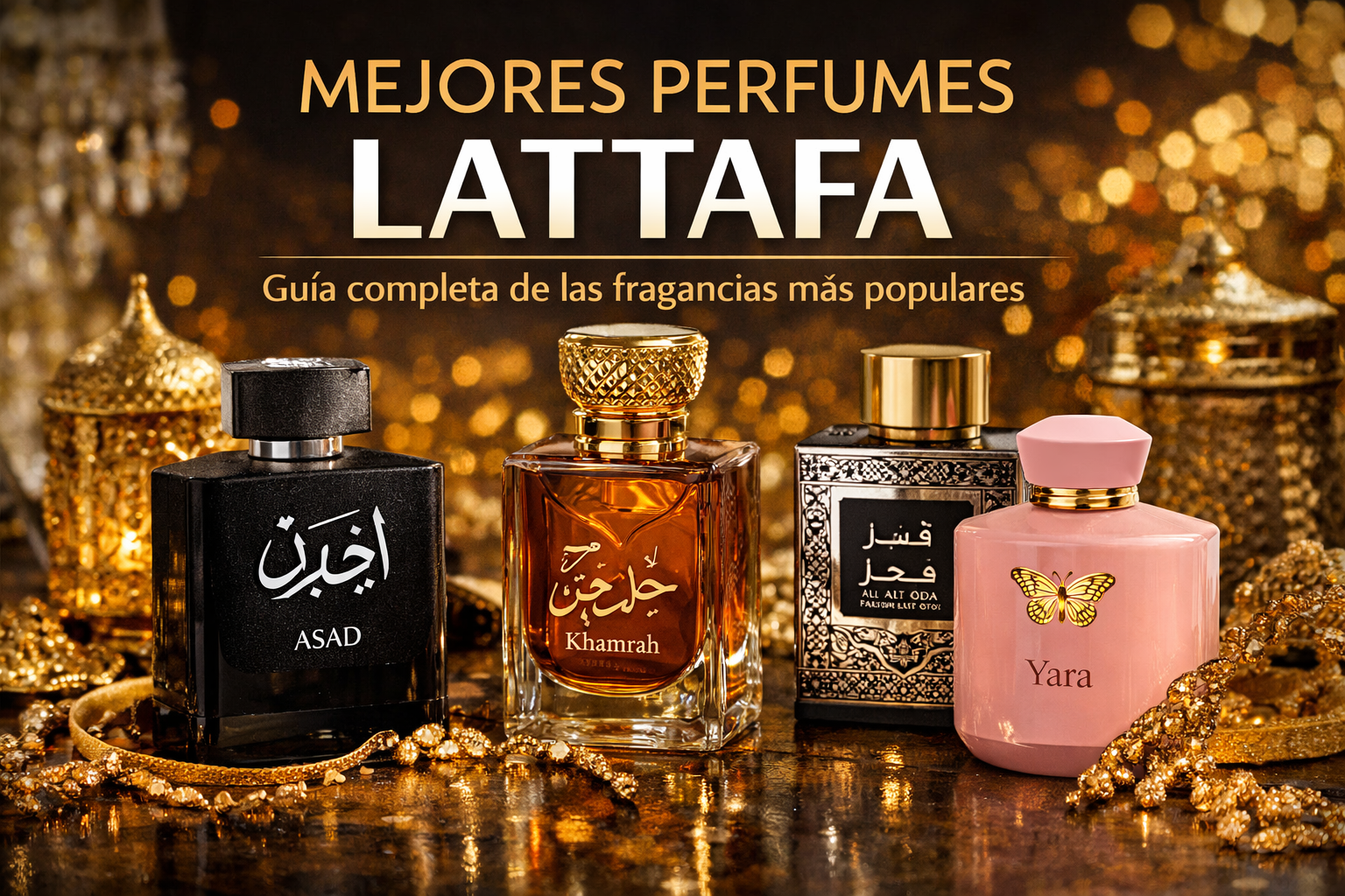 Mejores perfumes Lattafa fragancias árabes populares