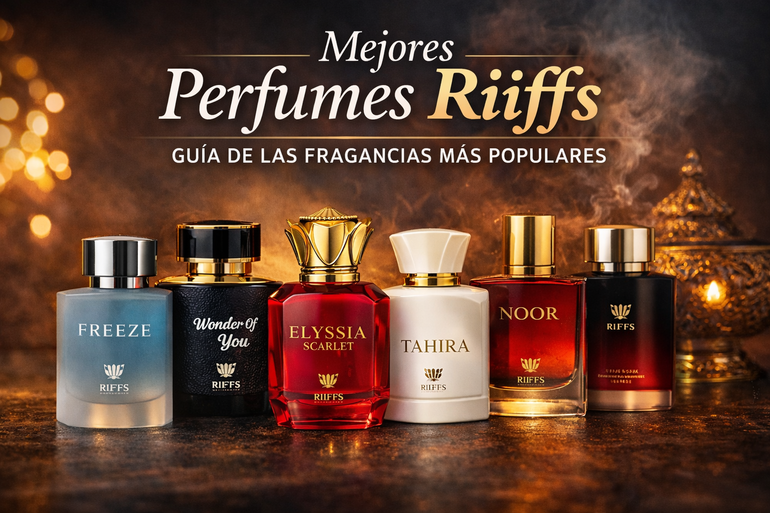 Frascos de perfume Riiffs con elegancia