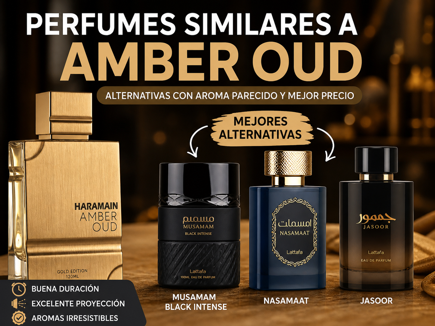 Perfumes similares a Amber Oud