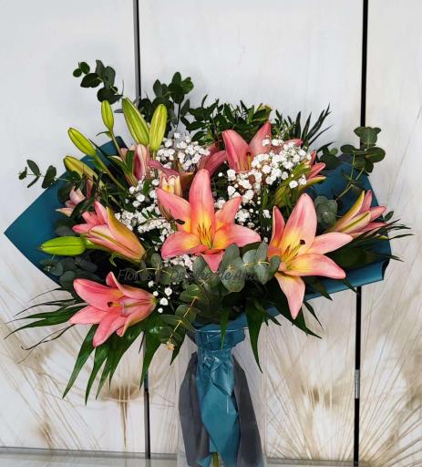 Ramo Azucena rosa desde