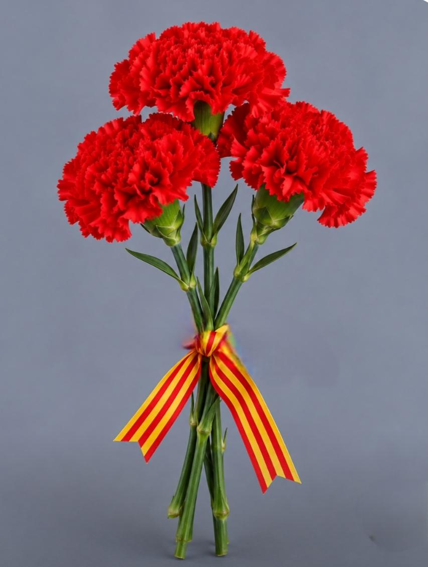 3 claveles ofrenda