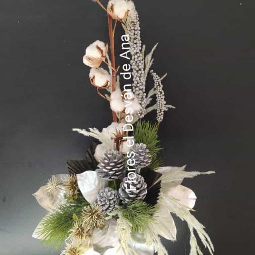 ​Jarrón de Navidad en plata