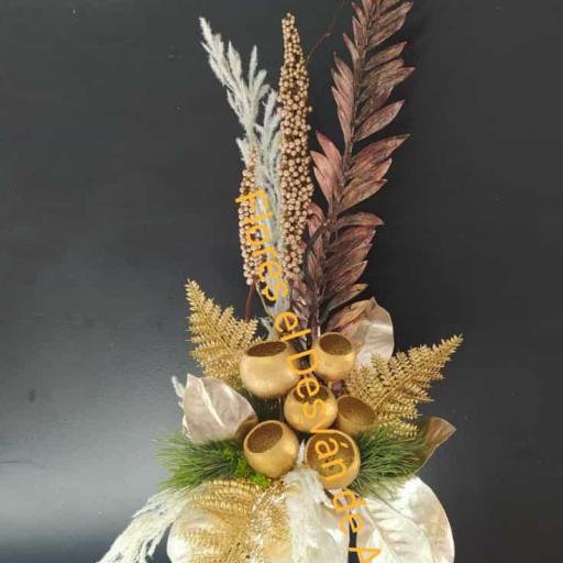 Jarrón de Navidad en oro [0]