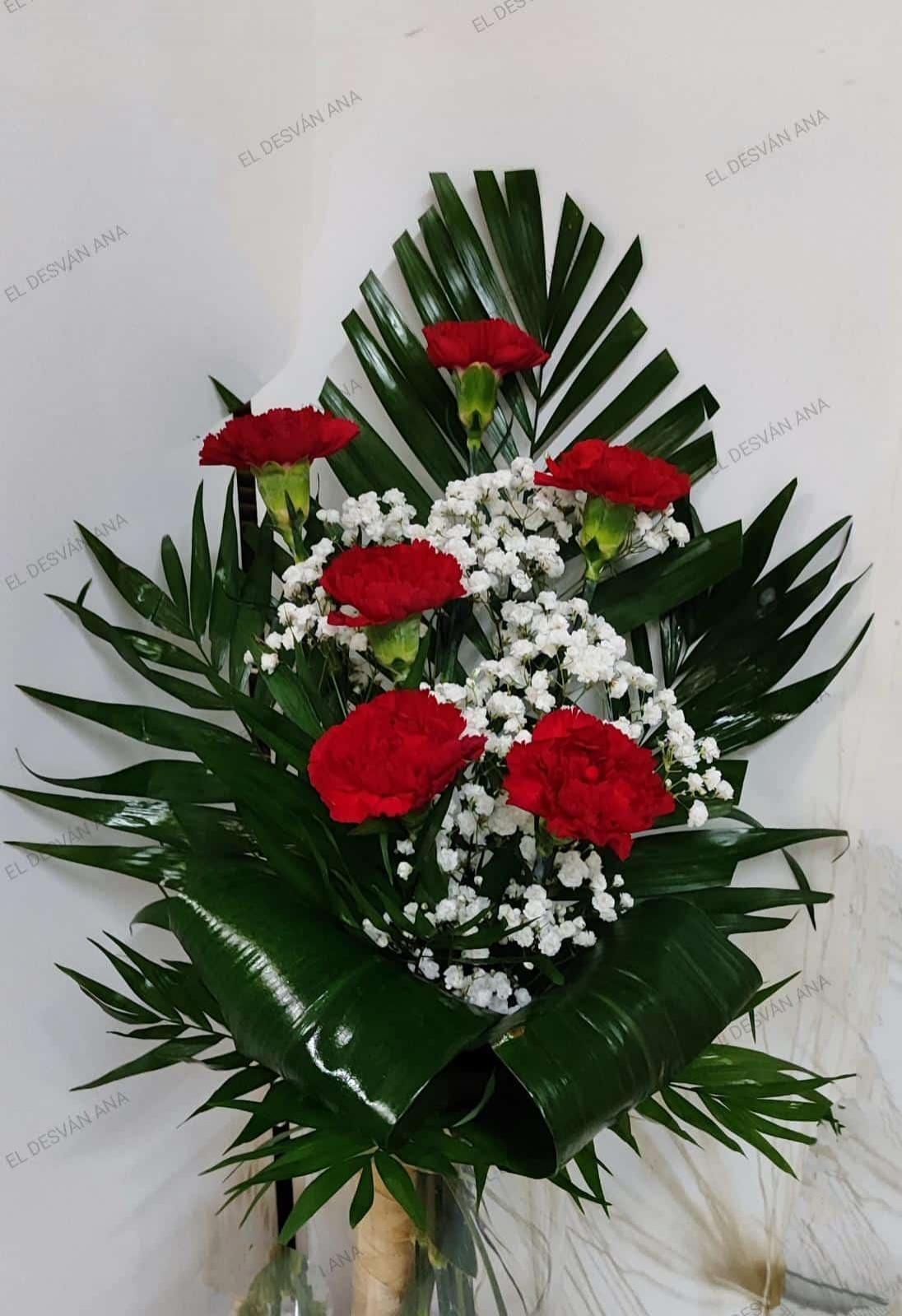 Ramo ASPI 6 clavelRojo