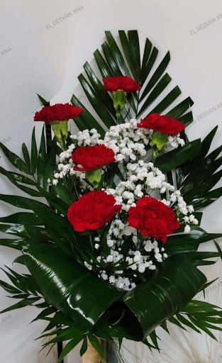 Ramo ASPI 6 clavelRojo