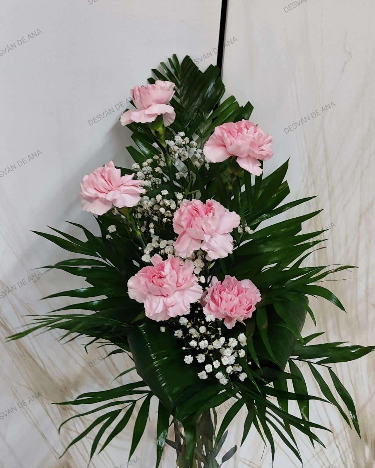 Ramo ASPI 6 clavelRosa