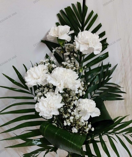 Ramo ASPI clavelBlanc