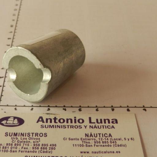 Ánodo de zinc para punta de eje Sole de 30 mm Tecnoseal [1]