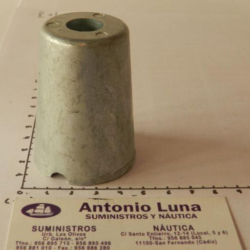 Ánodo de zinc para punta de eje Sole de 35mm-40mm Tecnoseal