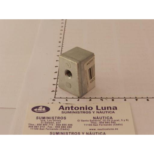 Ánodo de zinc (equivalente 67C-45251-00 Yamaha) Tecnoseal [2]