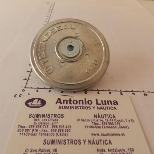 Ánodo de zinc (para timón) disco doble 70 mm Tecnoseal [1]