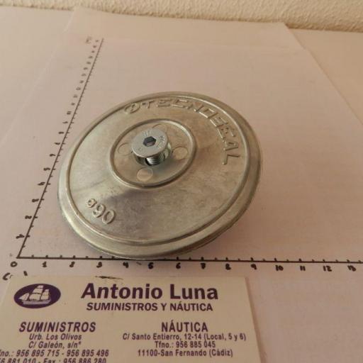 Ánodo de zinc (para timón) disco doble 90 mm Tecnoseal [1]