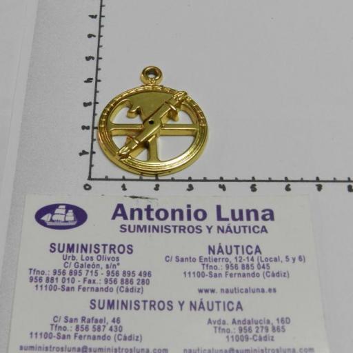 Astrolabio metal dorado. [0]