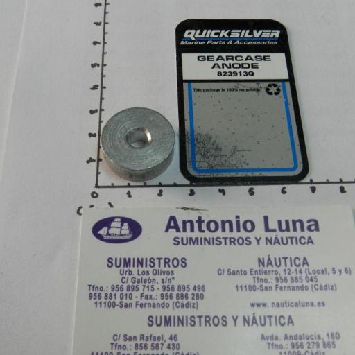 Ánodo de aluminio original Mercury 823913Q Quicksilver [2]