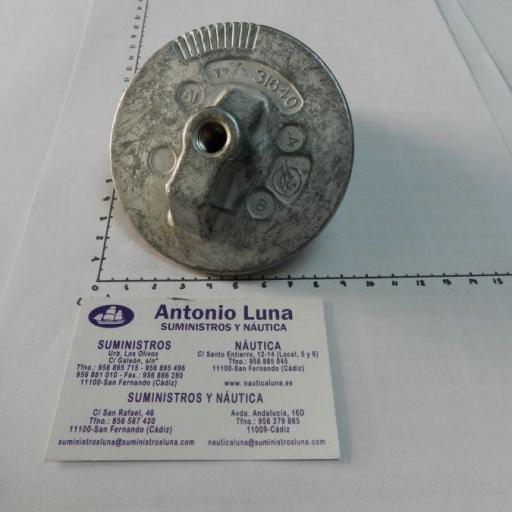 Ánodo de aluminio original Mercury 31640 Q4 Quicksilver [1]