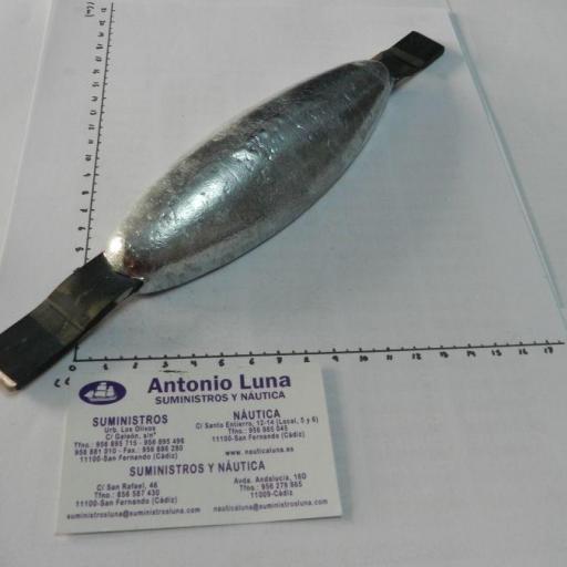 Ánodo de zinc (tipo pez) para soldar de 1 kg Zineti [0]