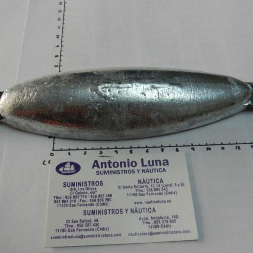Ánodo de zinc (tipo pez) para soldar de 1 kg Zineti [1]