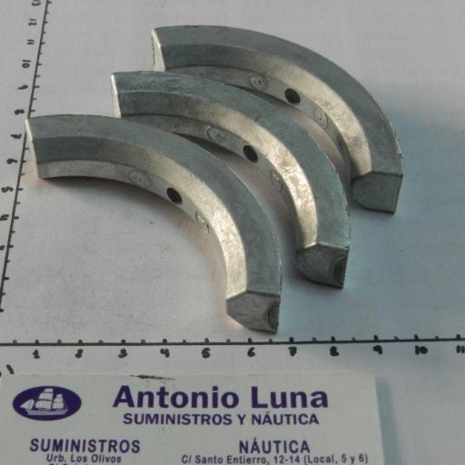 Ánodo de zinc (equivalente 3858399 Volvo Penta) Tecnoseal [2]