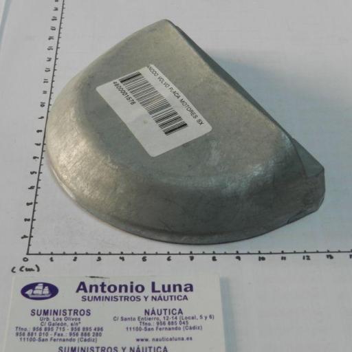Ánodo de zinc (equivalente 3855411 Volvo Penta) Tecnoseal [1]
