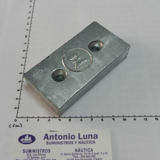 Ánodo de zinc para atornillar 0,614 kg Zineti [0]