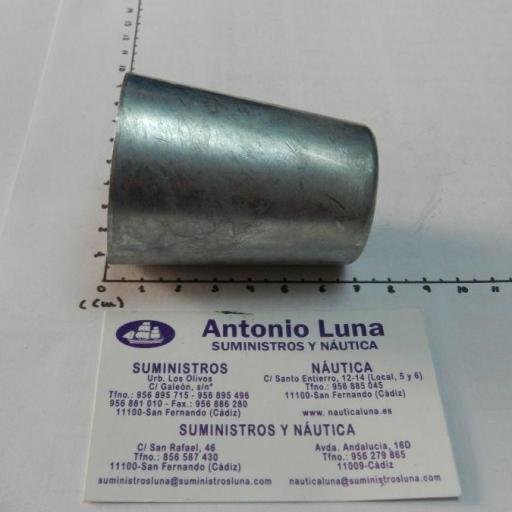 Ánodo de zinc radice para ejes de 40 mm Tecnoseal