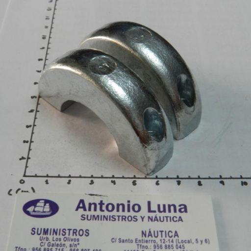 Ánodo de zinc para eje collar plano 40 mm Tecnoseal [2]