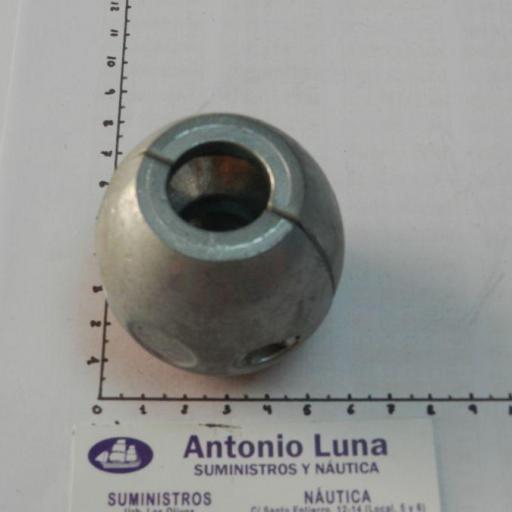 Ánodo de zinc collarín de eje de 22 mm Tecnoseal [2]