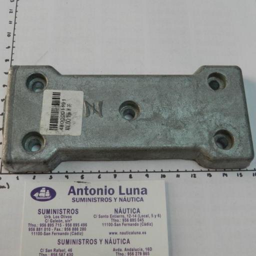 Ánodo de zinc  placa de 156 x 70 mm Zineti [0]