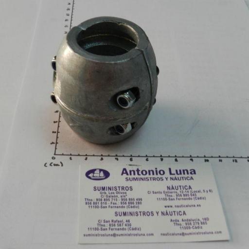 Ánodo de zinc collarín de eje de 38 mm Tecnoseal [2]