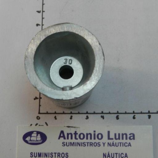Ánodo de zinc radice para ejes de 30 mm Tecnoseal [2]