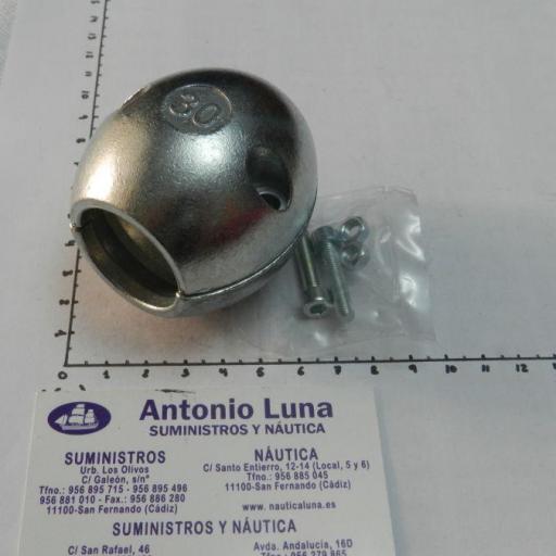 Ánodo de zinc collarín de eje de 30 mm Tecnoseal [0]