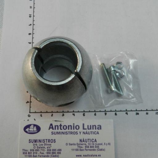 Ánodo de zinc collarín de eje de 30 mm Tecnoseal [3]