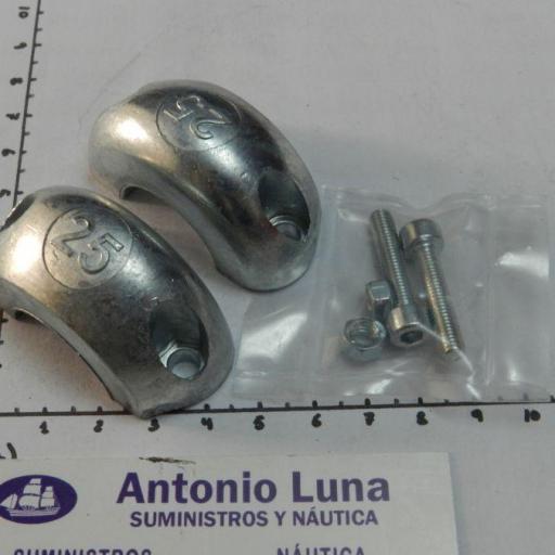 Ánodo de zinc para eje collar plano 25 mm Tecnoseal [1]